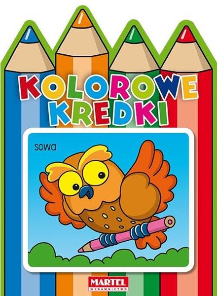 KOLOROWE KREDKI SOWA