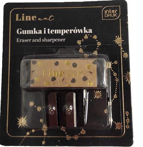 GUMKA I TEMPERÓWKA ZESTAW INTERDRUK LINE ART