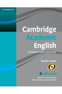 CAMBRIDGE ACADEMIC ENGLISH C1 ADVANCED TB