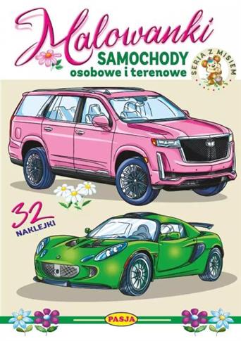 Samochody osobowe i terenowe. Malowanki. Seria z m