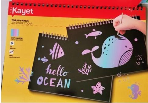 KAYET Zdrapywanki wydrapywanka zdrapka efekt Rainb