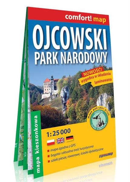 COMFORT! MAP OJCOWSKI PN 1:25 000 MINI MAPA