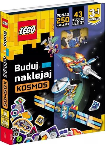 LEGO BOOKS. KOSMOS. BUDUJ I NAKLEJAJ