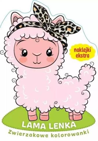 ZWIERZAKOWE KOLOROWANKI. LAMA LENKA