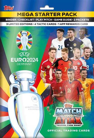 Euro 2024. Topps Cards starter pack