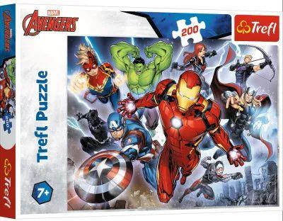 Puzzle 200 elementów. Disney Marvel. The Avengers.