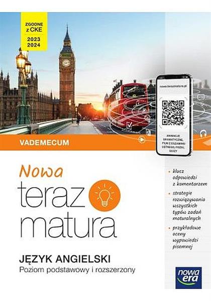 Nowa Teraz matura 2023 Język angielski Vademecum z