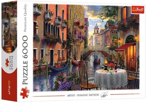 Trefl, puzzle, Romantyczna kolacja, 6000 el.