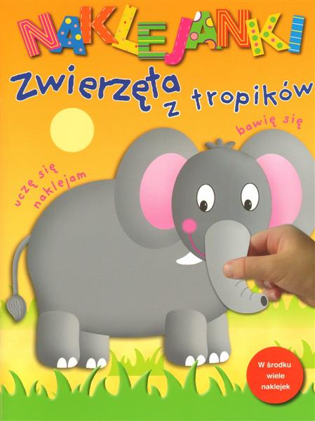 NAKLEJANKI ZWIERZĘTA Z TROPIKÓW