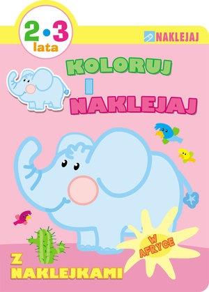 KOLORUJ I NAKLEJAJ. W AFRYCE 2-3 LATA