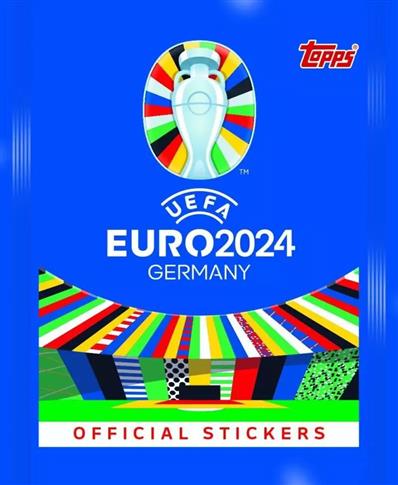 Euro 2024. Stickers, saszetka z naklejkami