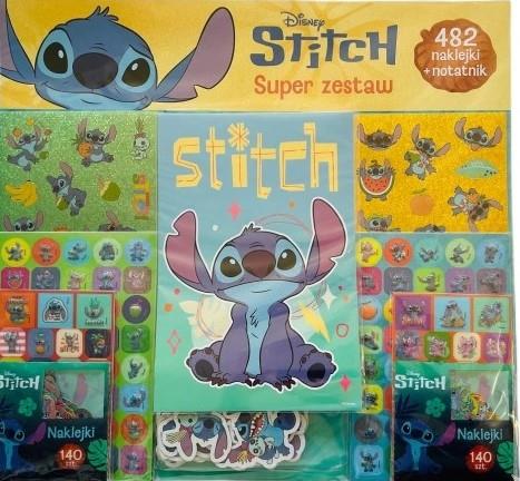 STITCH ZESTAW 482 NAKLEJKI (3D, HOLOGRAFICZNE) + N