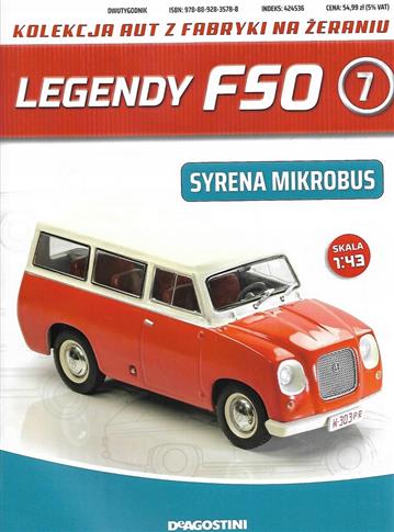 LEGENDY FSO 7 SYRENA MIKROBUS