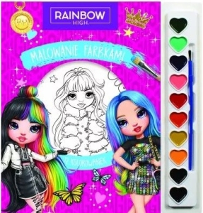 MALOWANIE FARBKAMI. RAINBOW HIGH