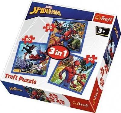 Puzzle 3 w 1. Spider-man. Pajęcza siła