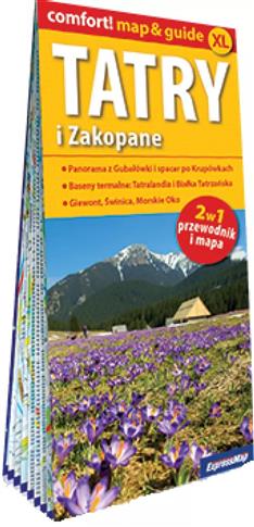 Tatry i Zakopane; laminowany map&guide XL (2w1: