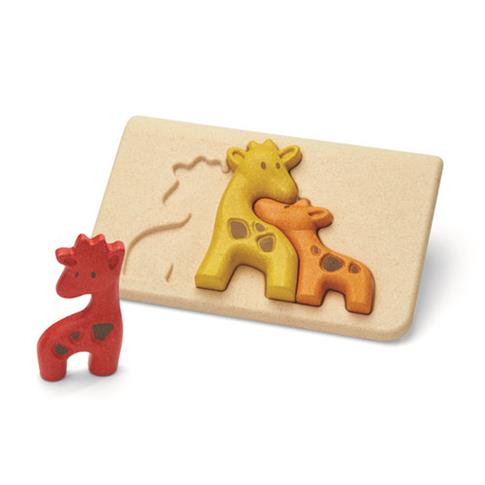 Puzzle drewniane Żyrafy Plan Toys