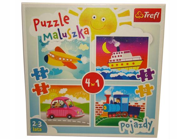 TREFL PUZZLE MALUSZKA 4W1 31EL