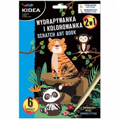 WYDRAPYWANKA I KOLOROWANKA