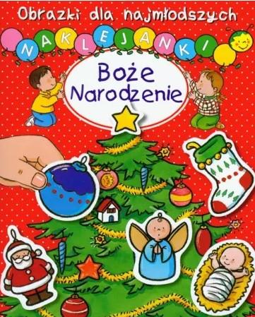 OBRAZKI DLA NAJMŁODSZYCH. NAKLEJANKI. BOŻE NARODZE