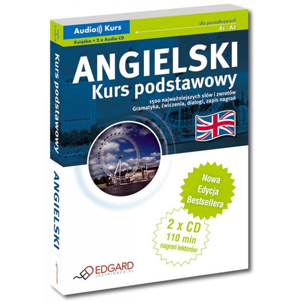 ANGIELSKI - KURS PODSTAWOWY +CD  EDGARDA