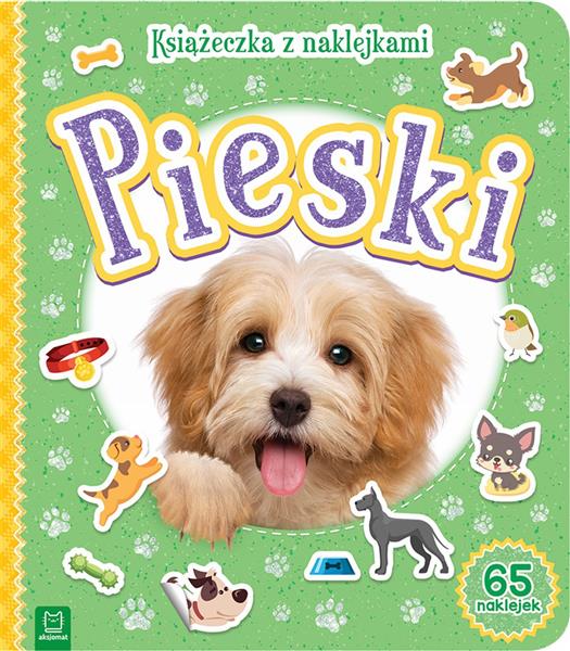 KSIĄŻECZKA Z NAKLEJKAMI. PIESKI