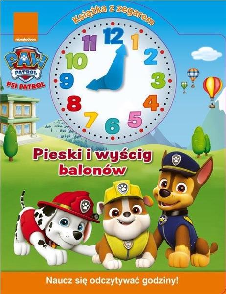 PSI PATROL. KSIĄŻKA Z ZEGAREM. PIESKI..
