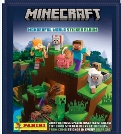 MINECRAFT SASZETKA Z NAKLEJKAMI PANINI