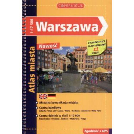 WARSZAWA. ATLAS MIASTA 1:17 500