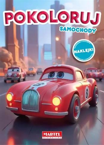 KOLOROWANKA POKOLORUJ SAMOCHODY Z NAKLEJKAMI