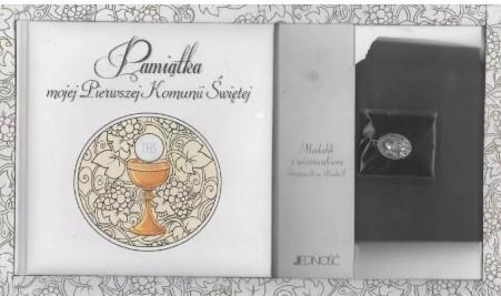 PAMIĄTKA I KOMUNII ŚWIĘTEJ ZESTAW: PAMIĄTKA, MODLI