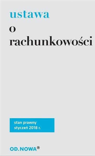 USTAWA O RACHUNKOWOŚCI