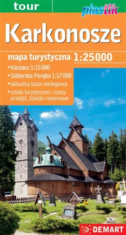 Karkonosze - mapa turystyczna 1:25000