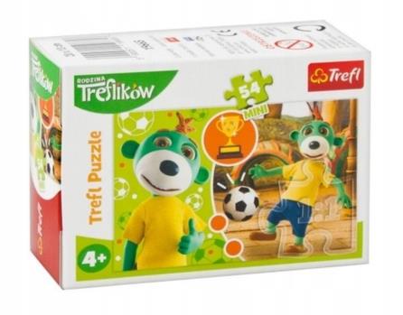 PUZZLE TREFL WESOŁY ŚWIAT TREFLIKÓW 3 MINI 54 EL.