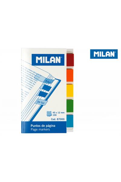 Milan Zakładki indeksujące transparentne 45 x 12 m