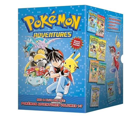 Pokemon Adventures Red & Blue Box Set (Set Include