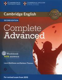 COMPLETE ADVANCED WORKBOOK WITH ANSWERS + CD