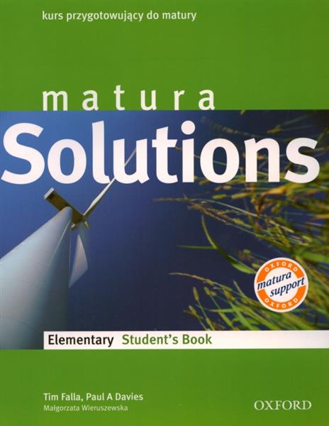 MATURA SOLUTIONS ELEMENTARY