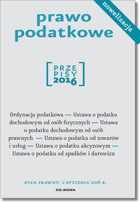 PRAWO PODATKOWE 01.2016