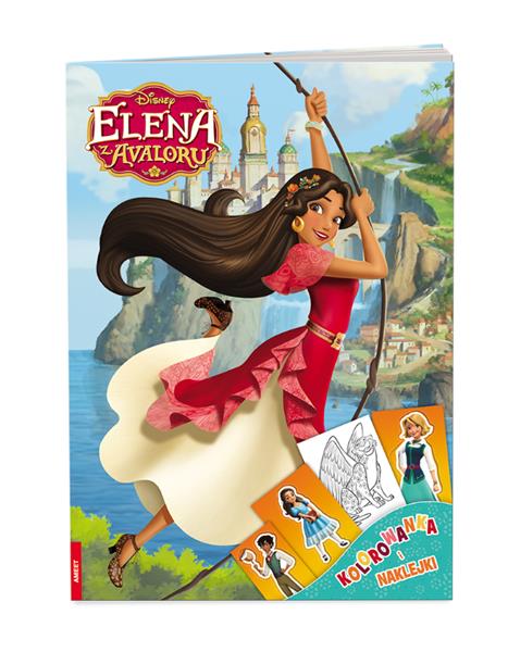 ELENA Z AVALORU. KOLOROWANKA I NAKLEJKI