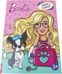 MATTEL BARBIE. STICK&COLOUR