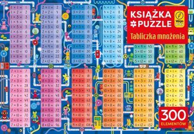 Puzzle 300 elementów. Tabliczka mnożenia + książka