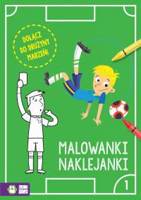 PIŁKARSKIE MALOWANKI-NAKLEJANKI CZ1