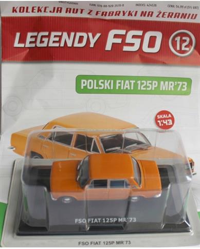 Fiat 125p MR`73 Legendy FSO nr 12 1/43