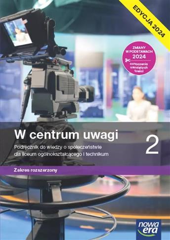 W centrum uwagi 2. Liceum i technikum. Podręcznik.