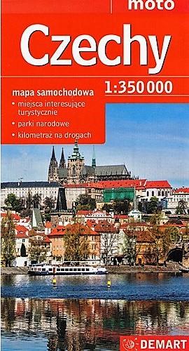 CZECHY MAPA SAMOCHODOWA 1:350 000