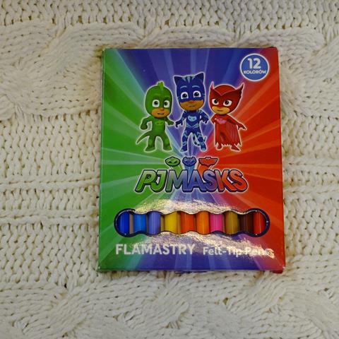 FLAMASTRY 12 KOLORÓW PJMASKS