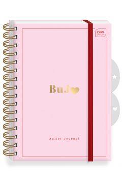 INTERDRUK ORGANIZER SPIRAL A5 BUJO HEART 244 KARTK