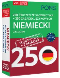 250 ĆWICZEŃ/250 ZAGADEK SŁOWNICTWO. NIEMIECKI