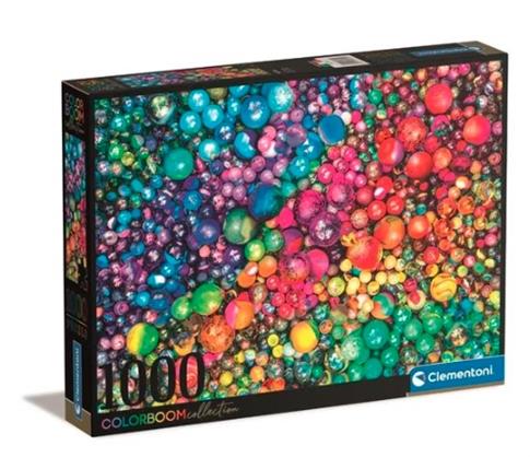 Clementoni, puzzle, color boom Marbles. Kulki...